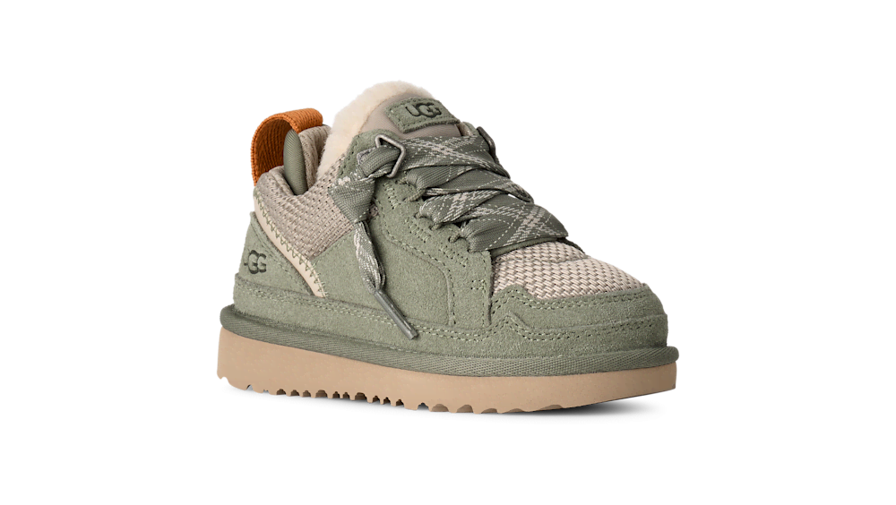 Toddler Suede and Mesh Sneaker - Brown