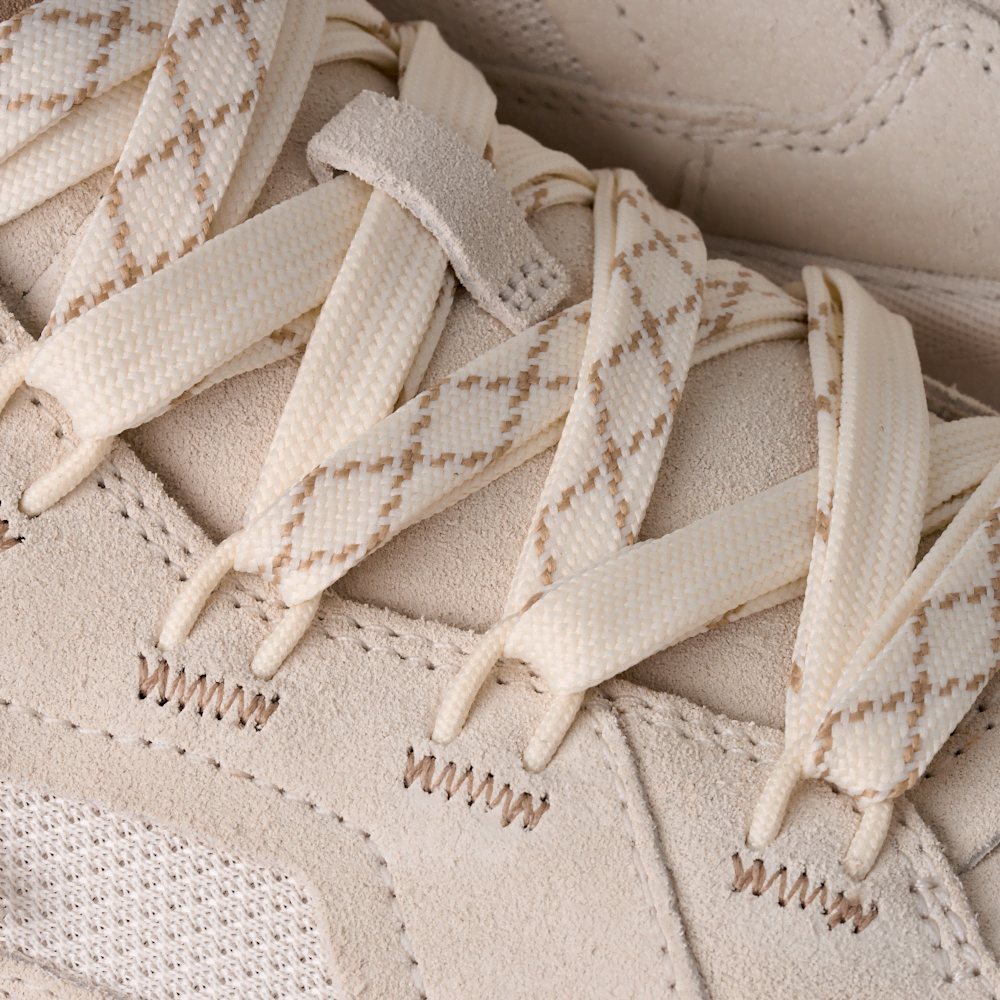 Men's Mixed Material Low Top Sneaker - Chestnut