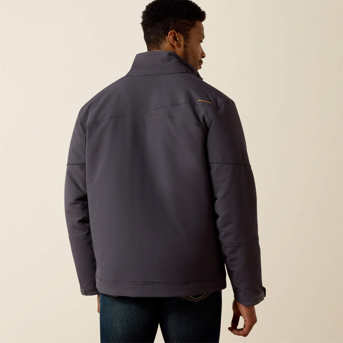 Men's Insulated Water-Repellent Work Jacket - Grey