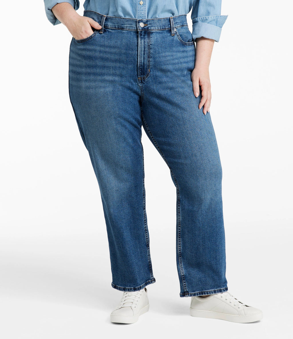 Women's High-Rise Stovepipe Ankle Jeans - Faded Indigo