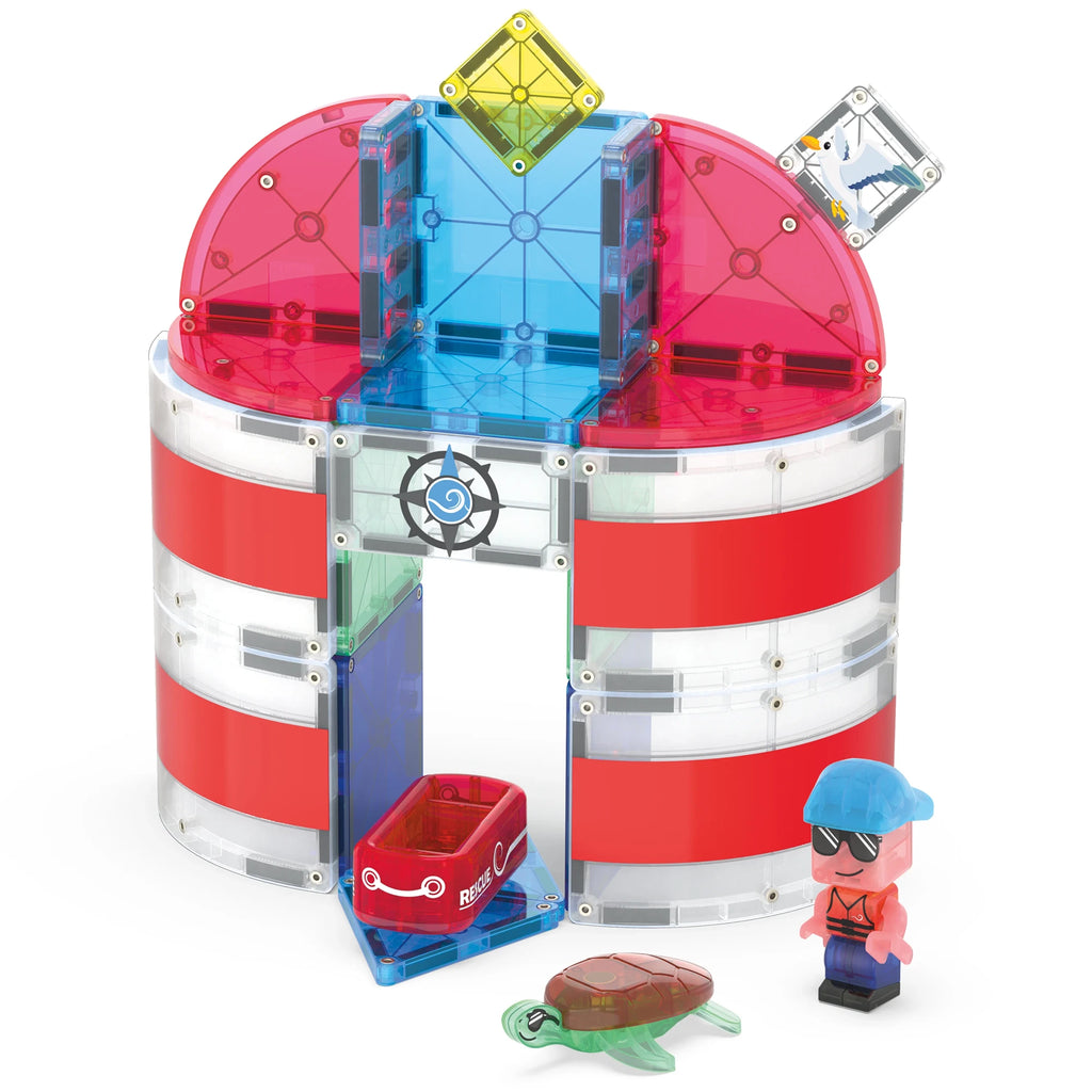 Lighthouse Rescue Magnetic Building Set - 26 Pieces