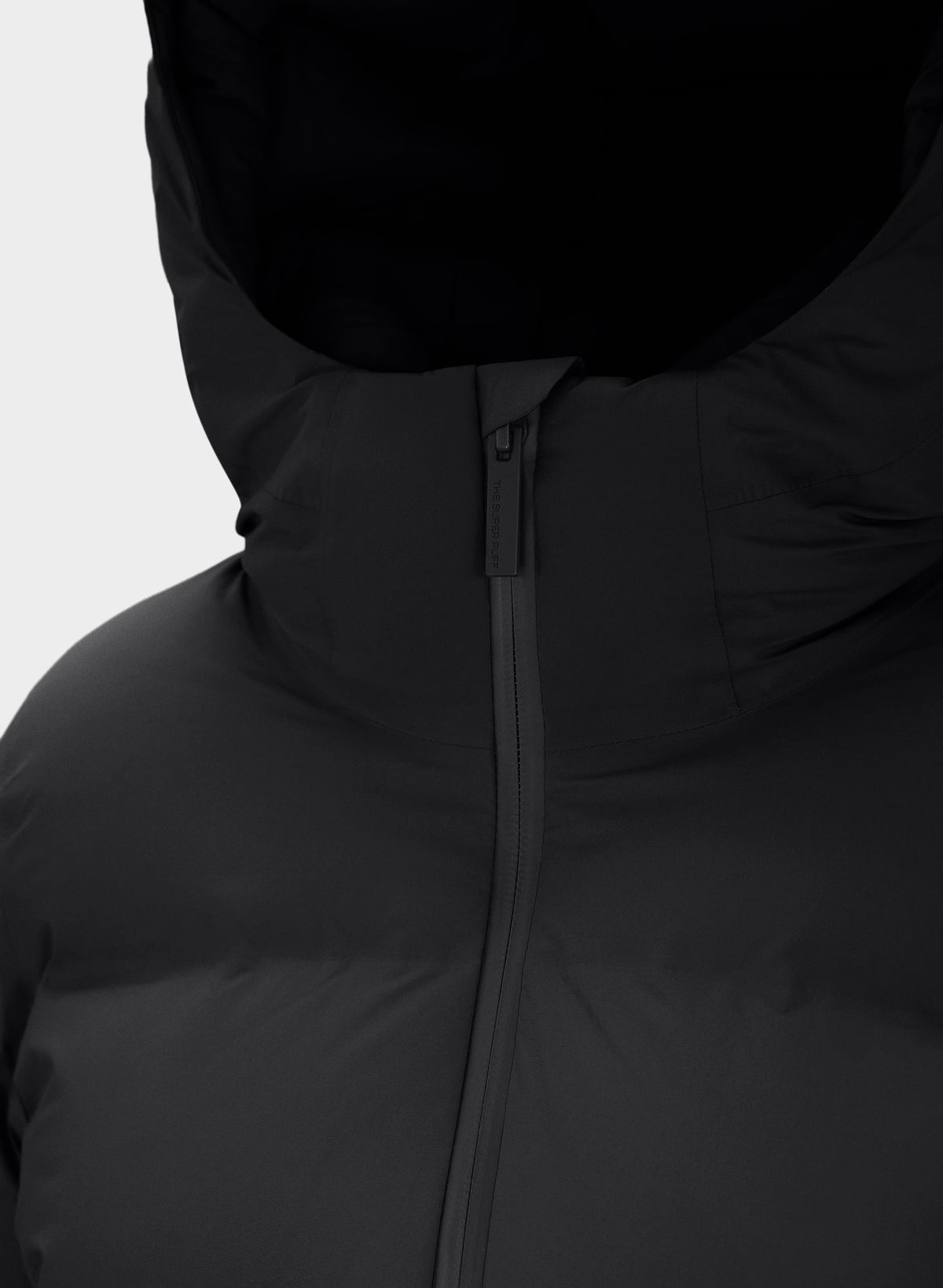 Waterproof Long Down Puffer Coat - Gray