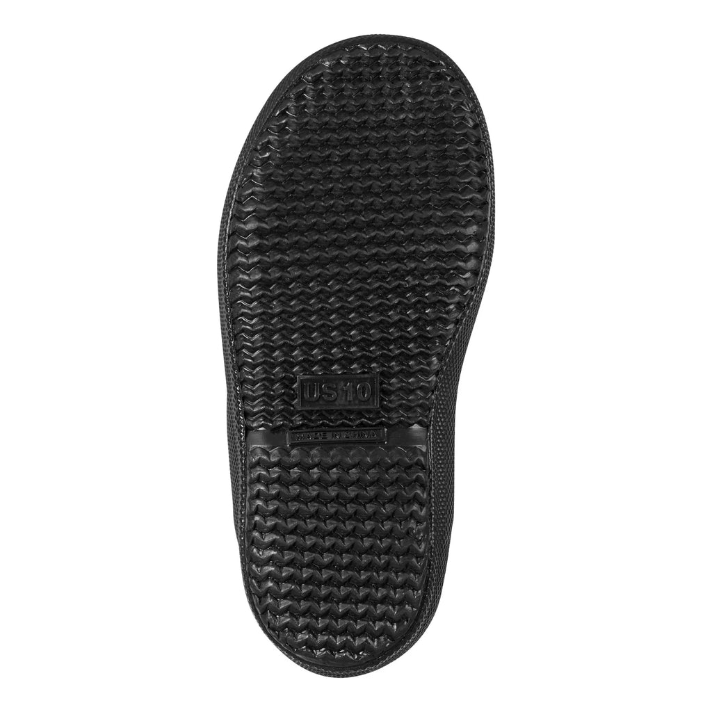 Kids' Glossy Rubber Rain Boots - Black