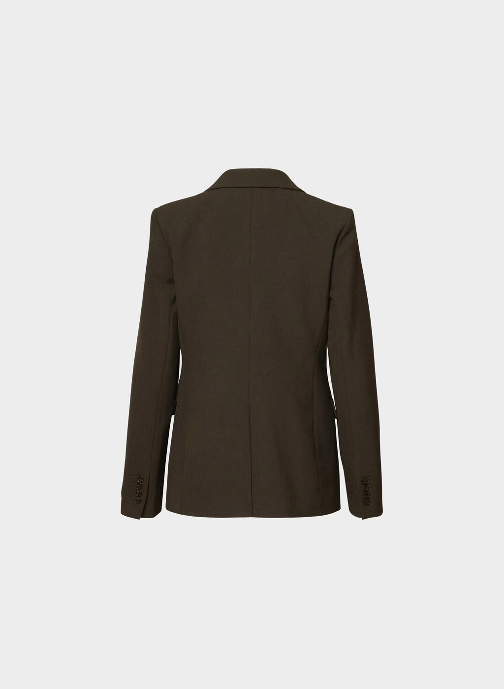 Single-Breasted Stretch Blazer - Check