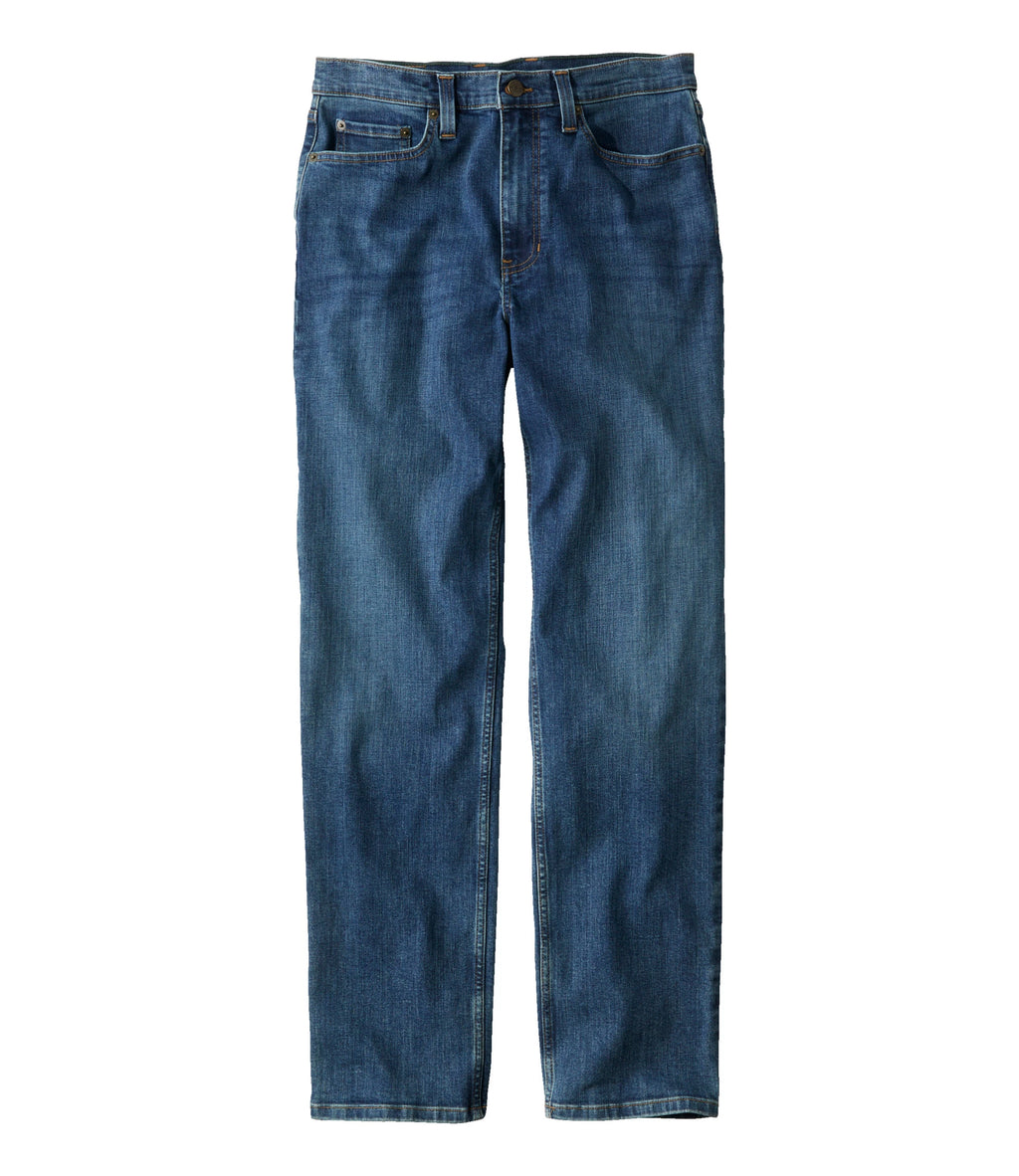 Men's Stretch Straight-Leg Jeans - Tan