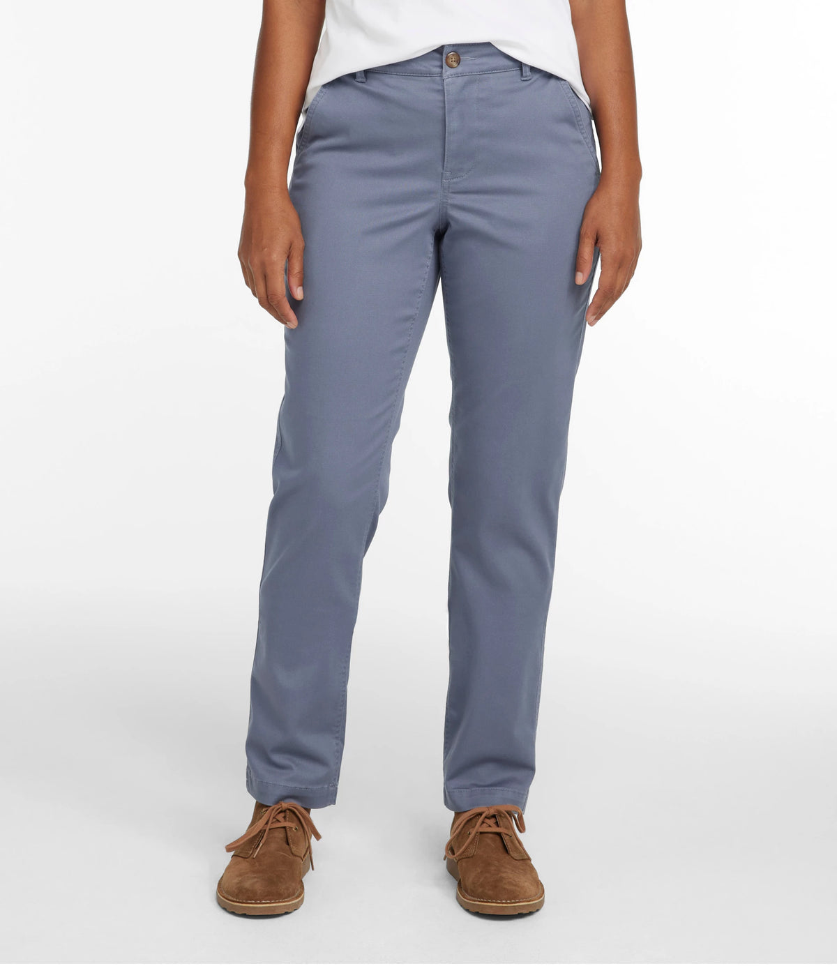 Women's Stretch Straight-Leg Chino Pants - Stone