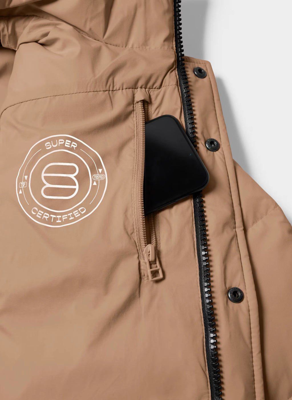 Short Down Puffer Jacket - Blue