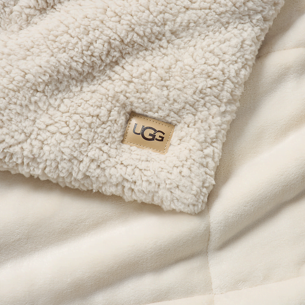 Plush Polyester Throw Blanket - Birch