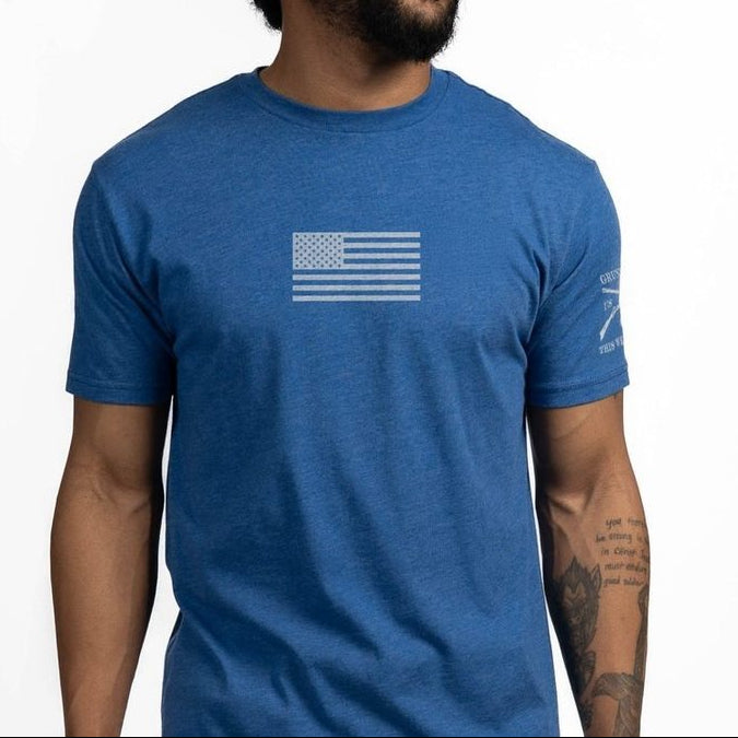 Freedom Flag T-Shirt - Royal