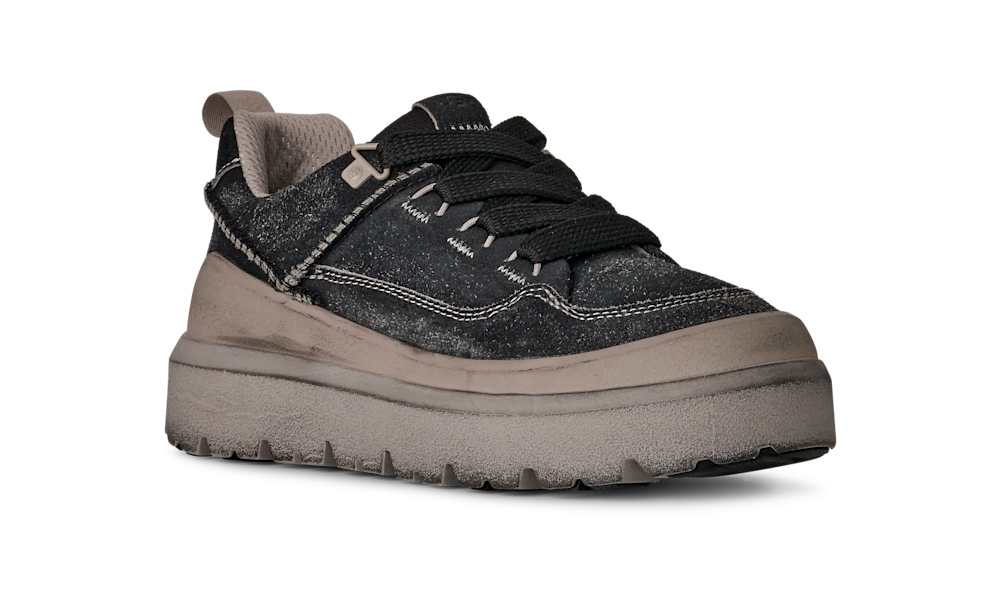 Men's Distressed Suede Sneaker - Chestnut