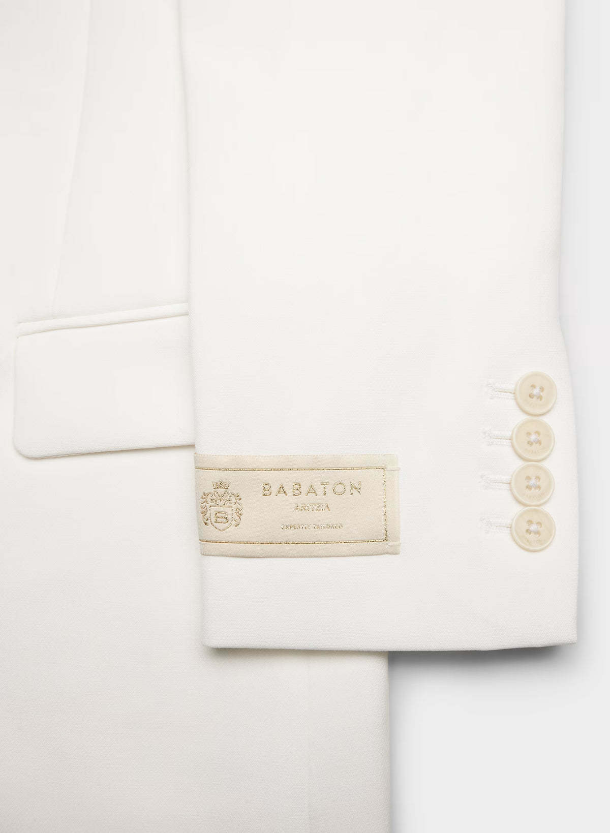 Single-Breasted Stretch Blazer - Check