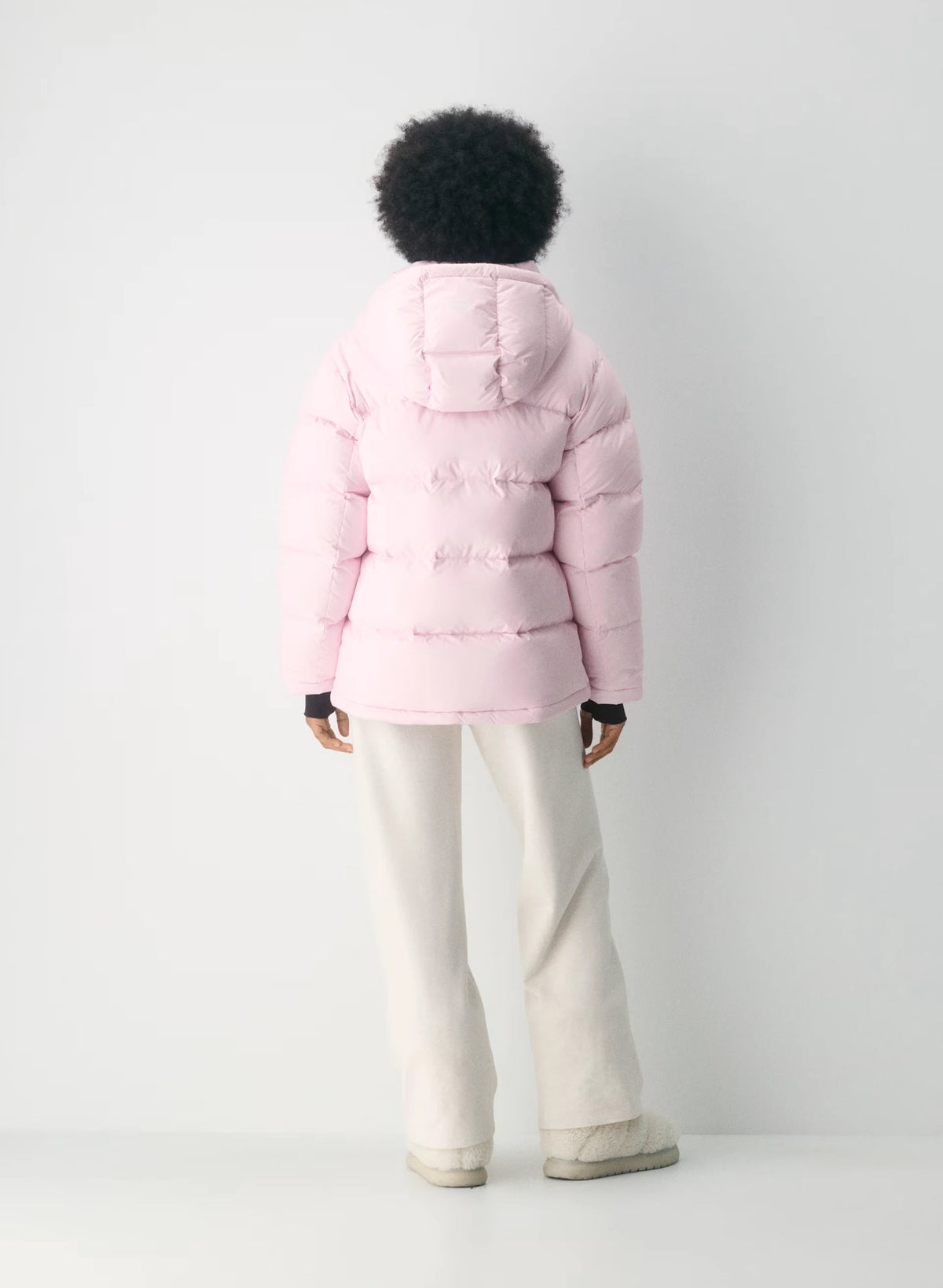 Long Down Puffer Jacket - Blue
