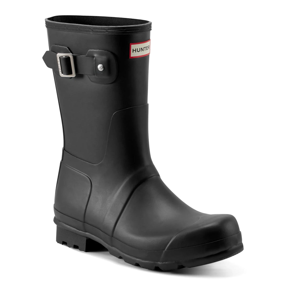 Men's Short Rubber Rain Boots - Black