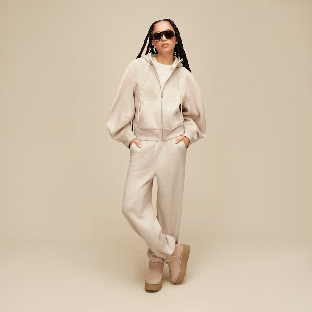 Women's Full-Zip Hoodie - Sand Heather
