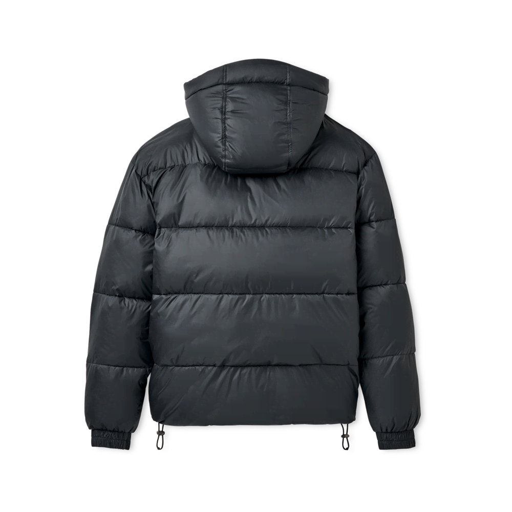 Men's Hooded Puffer Jacket - Green