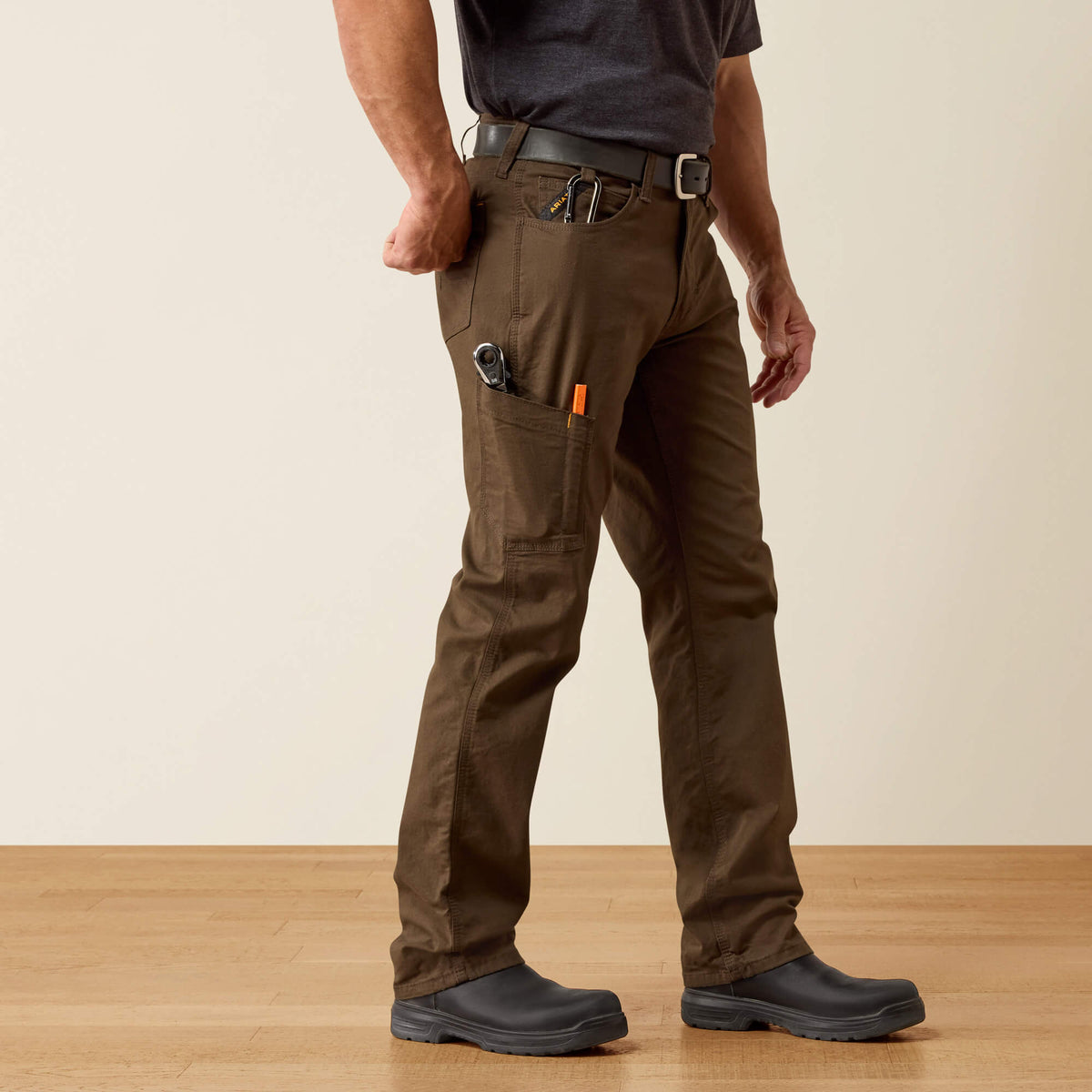 Men's Relaxed Stretch Canvas Work Pants - Khaki
