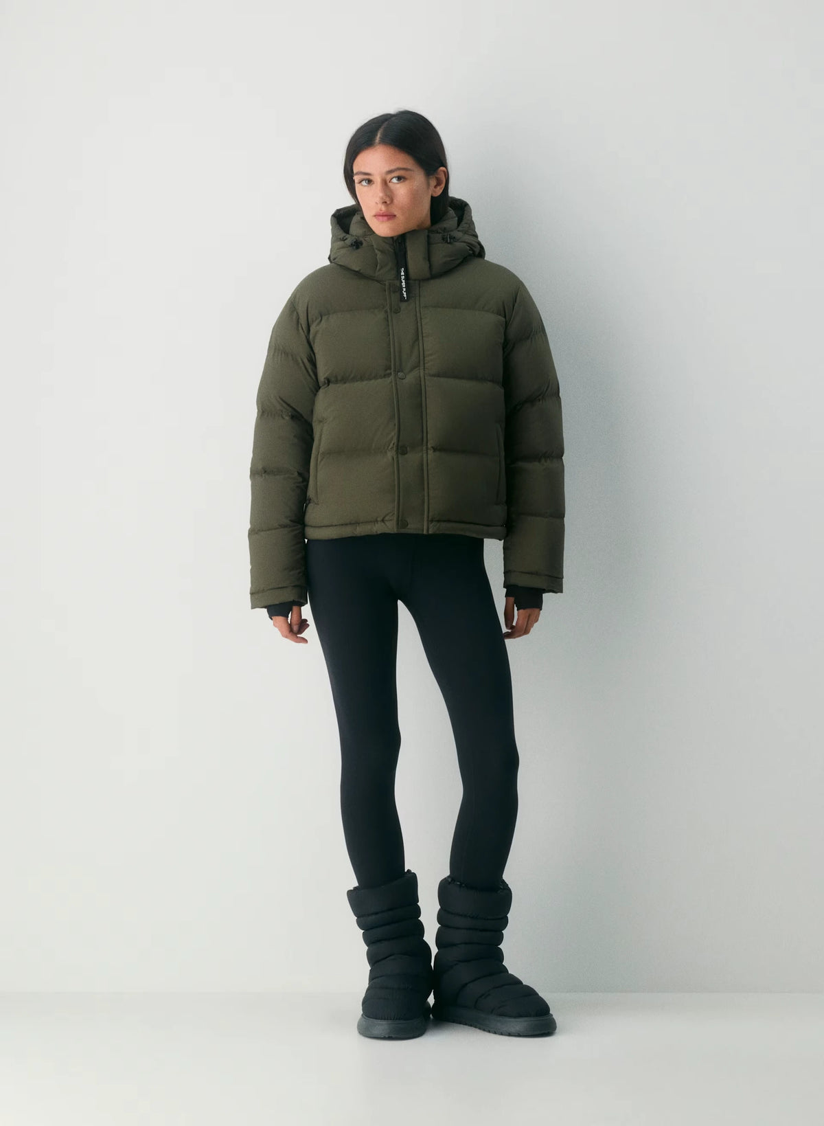 Short Down Puffer Jacket - Blue