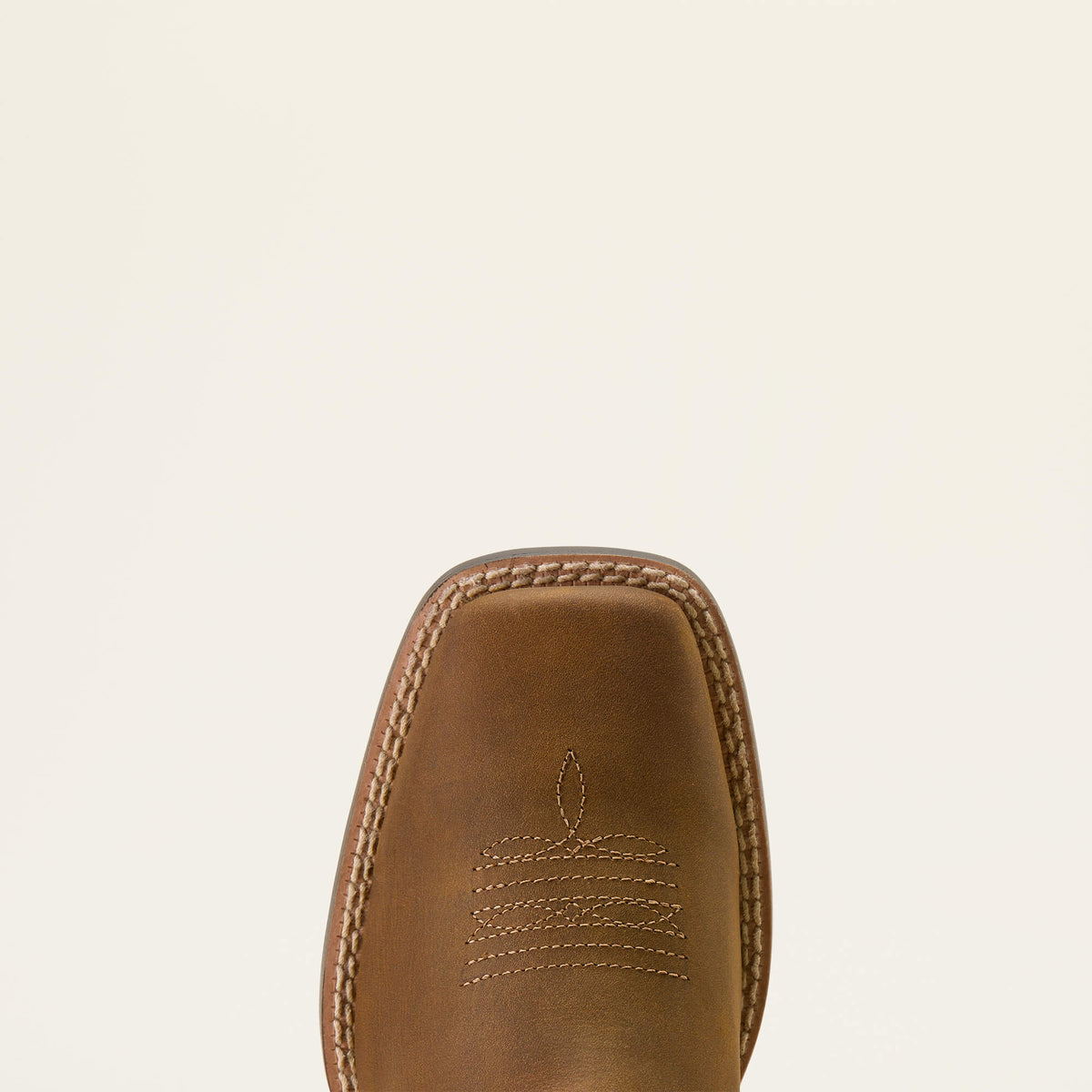 Kids' Deer Motif Leather Boots - Brown