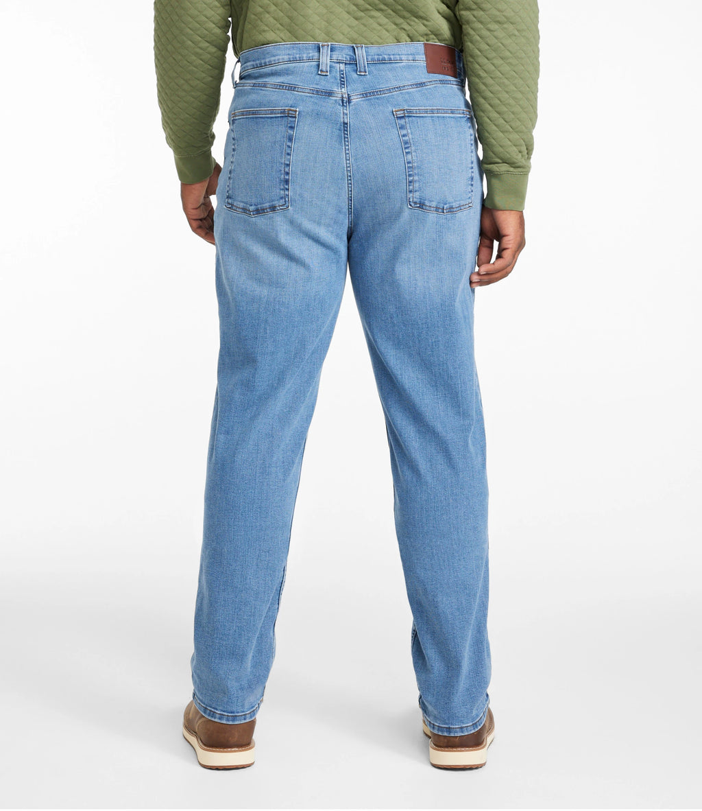 Men's Stretch Straight-Leg Jeans - Tan
