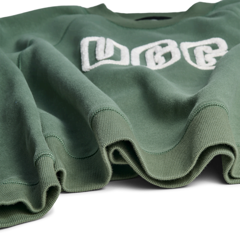 Women's Chenille Appliqué Crewneck Sweatshirt - Chestnut