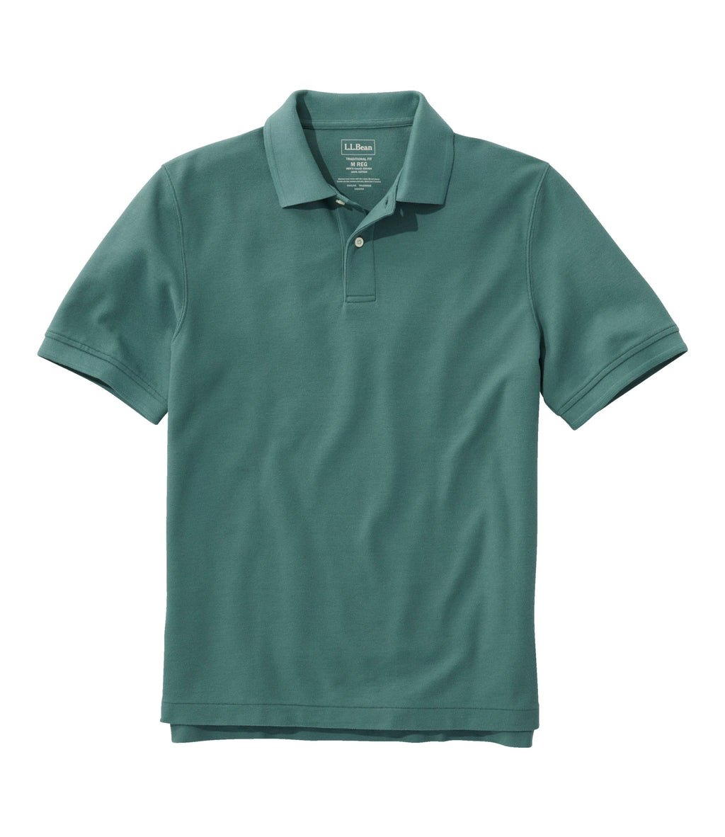 Men's Cotton Piqué Polo Shirt - Black