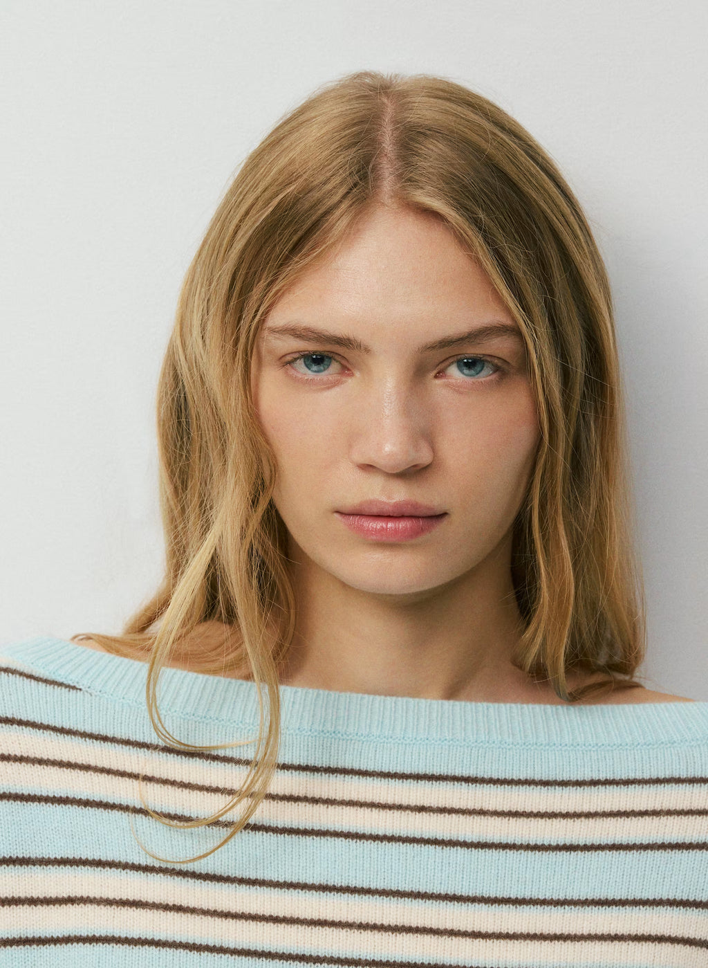 Cashmere Boatneck Sweater - Heather Gray