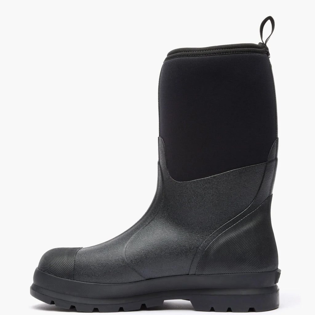 Men's Waterproof Mid Work Boot - Black