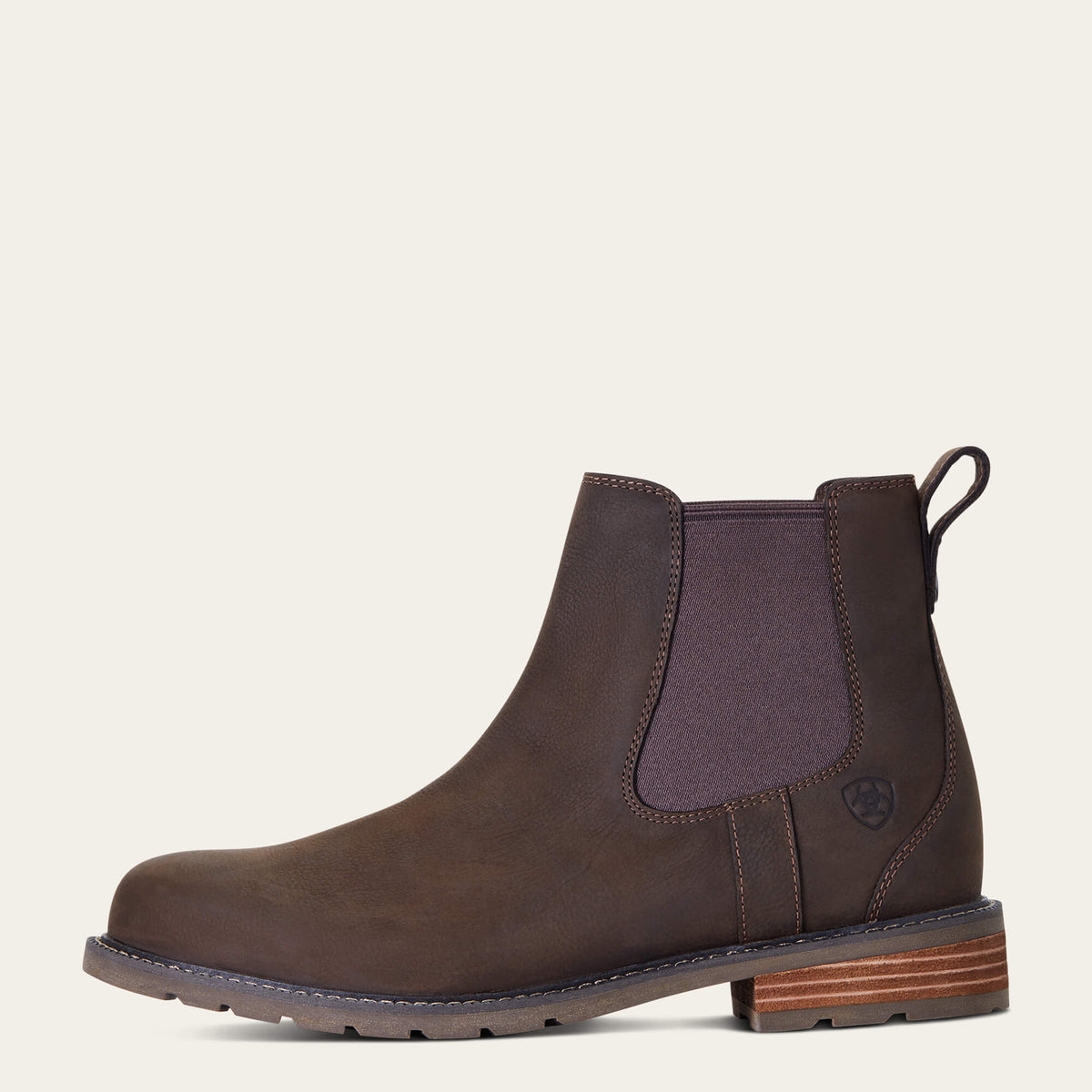 Waterproof Leather Chelsea Boot - Brown