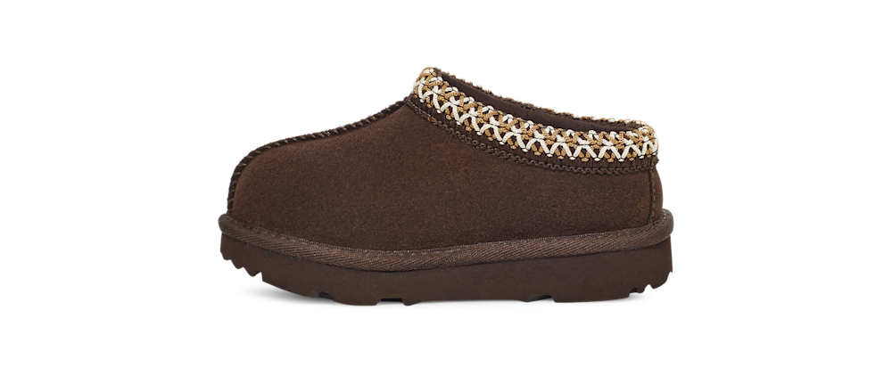 Toddler Suede Slip-On Slipper - Black