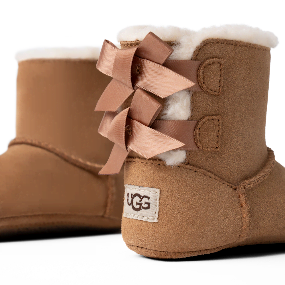 Baby Suede Bow Boot - Ribbon Candy
