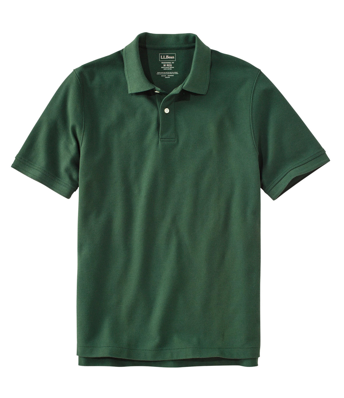 Men's Cotton Piqué Polo Shirt - Black