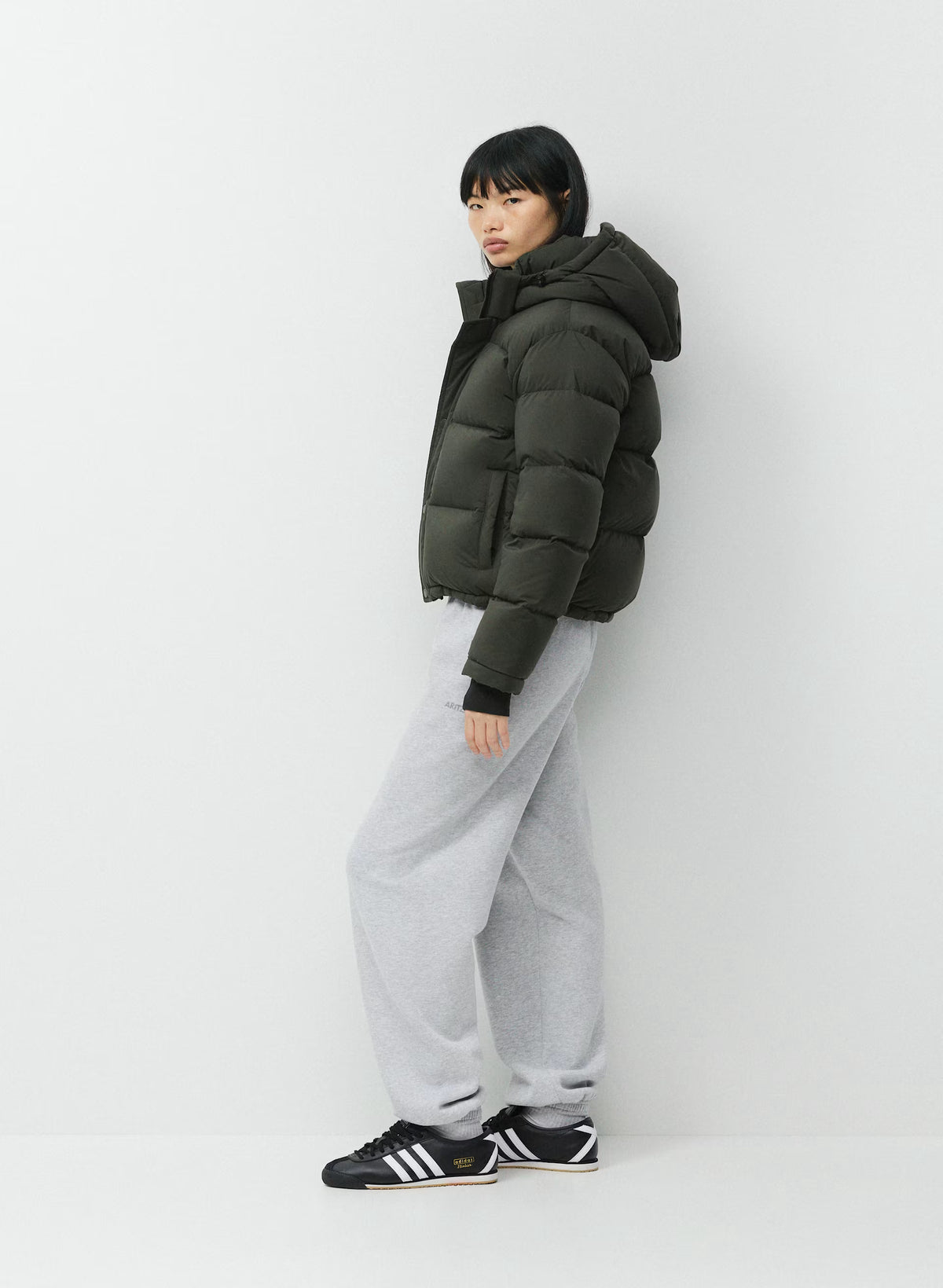 Short Down Puffer Jacket - Blue