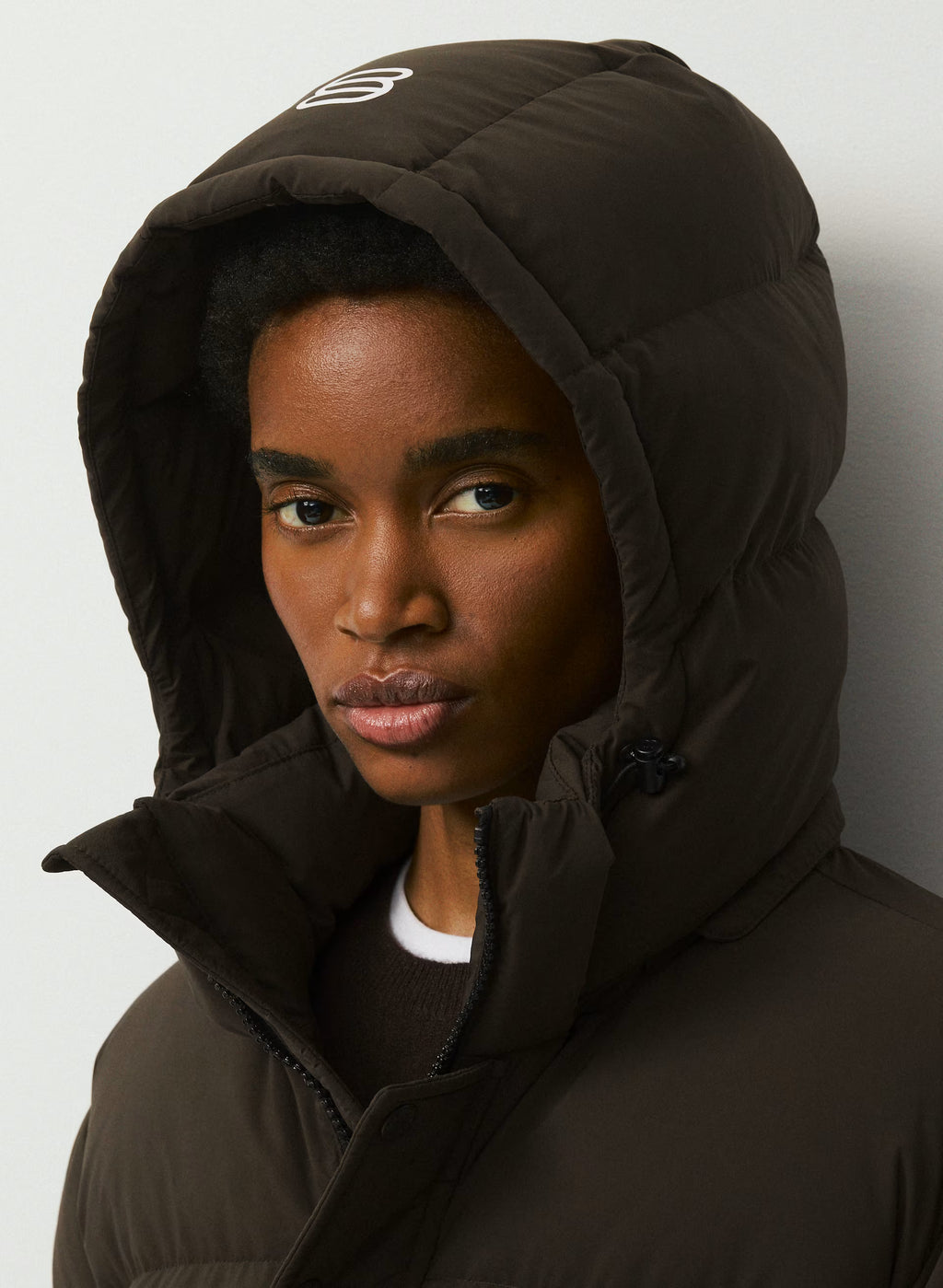 Long Down Puffer Jacket - Blue