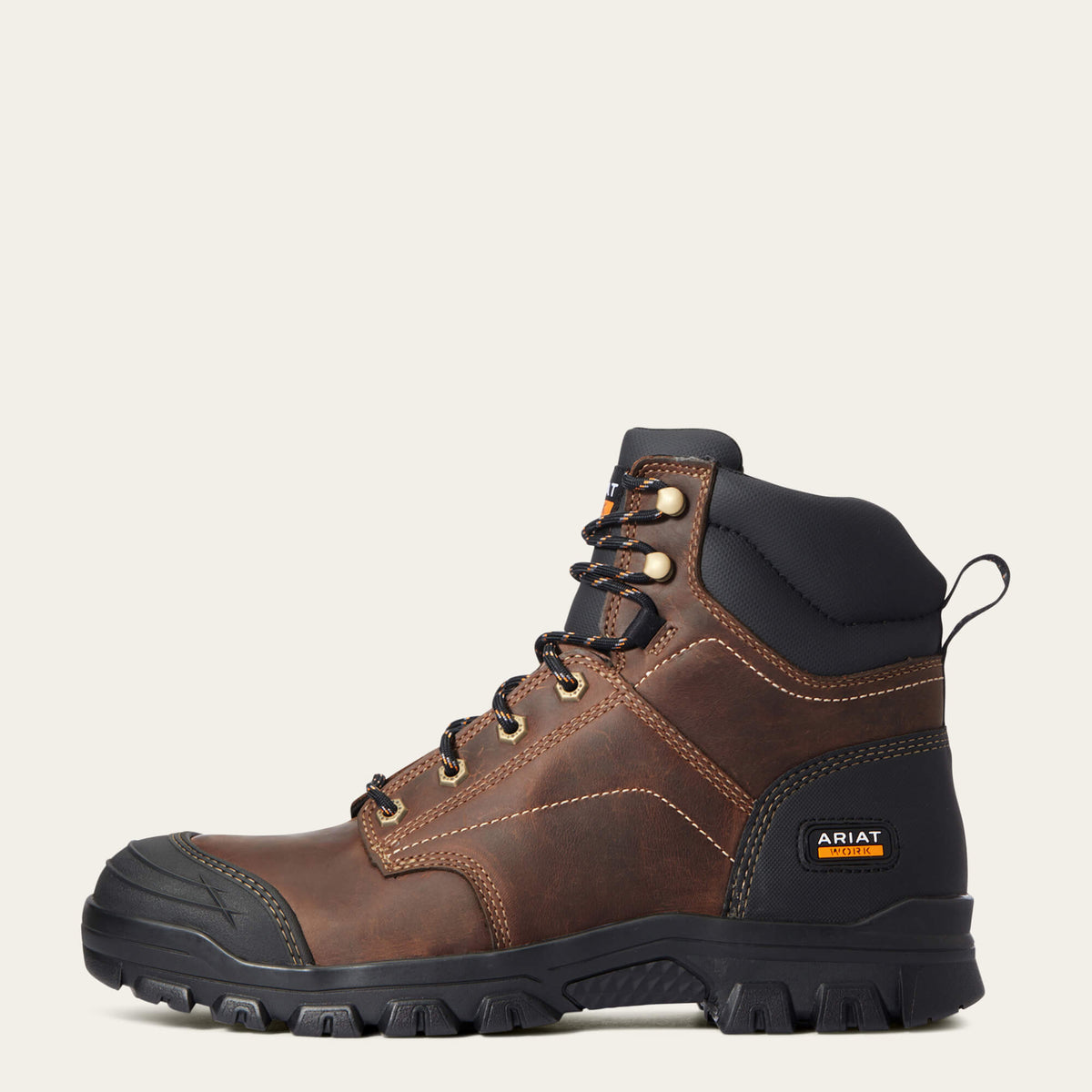 Men's 6-Inch Slip-Resistant Work Boots - Brown