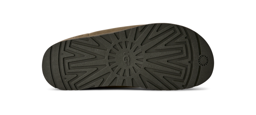Men's Nubuck Slide Sandal - Black