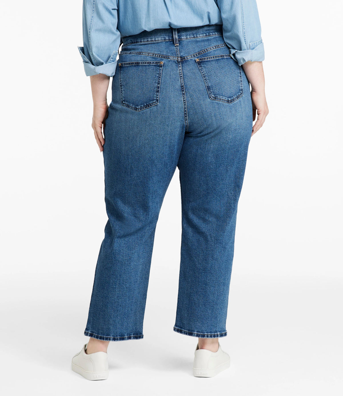 Women's High-Rise Stovepipe Ankle Jeans - Faded Indigo
