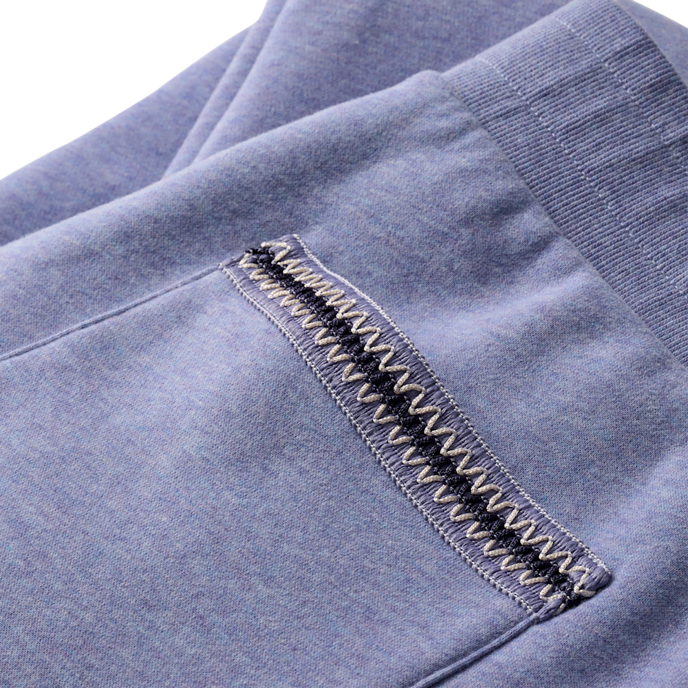 Men's Cotton Blend Drawstring Joggers - Purple