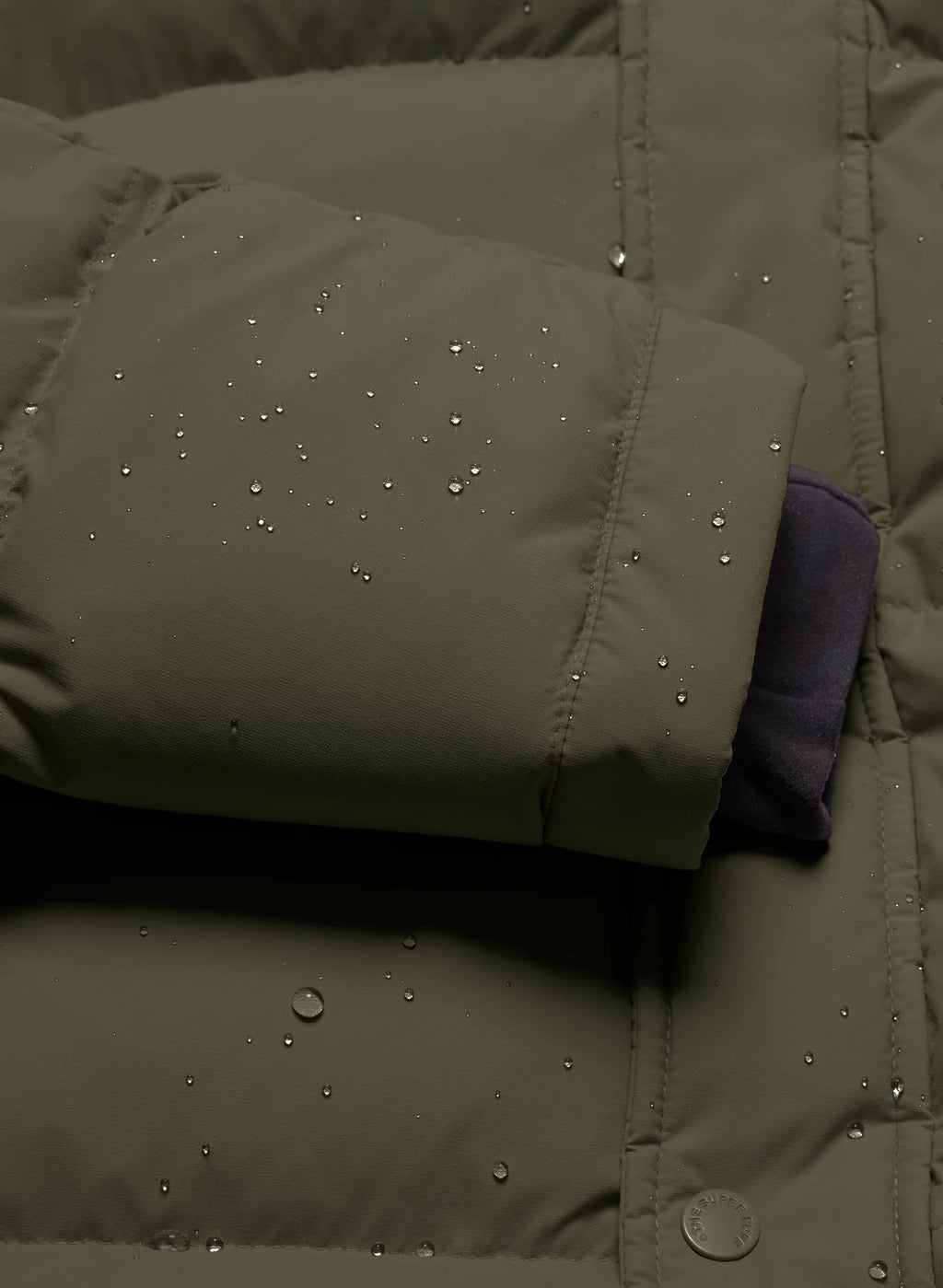 Short Down Puffer Jacket - Blue