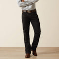 Men's Relaxed Bootcut Stretch Jeans - Black