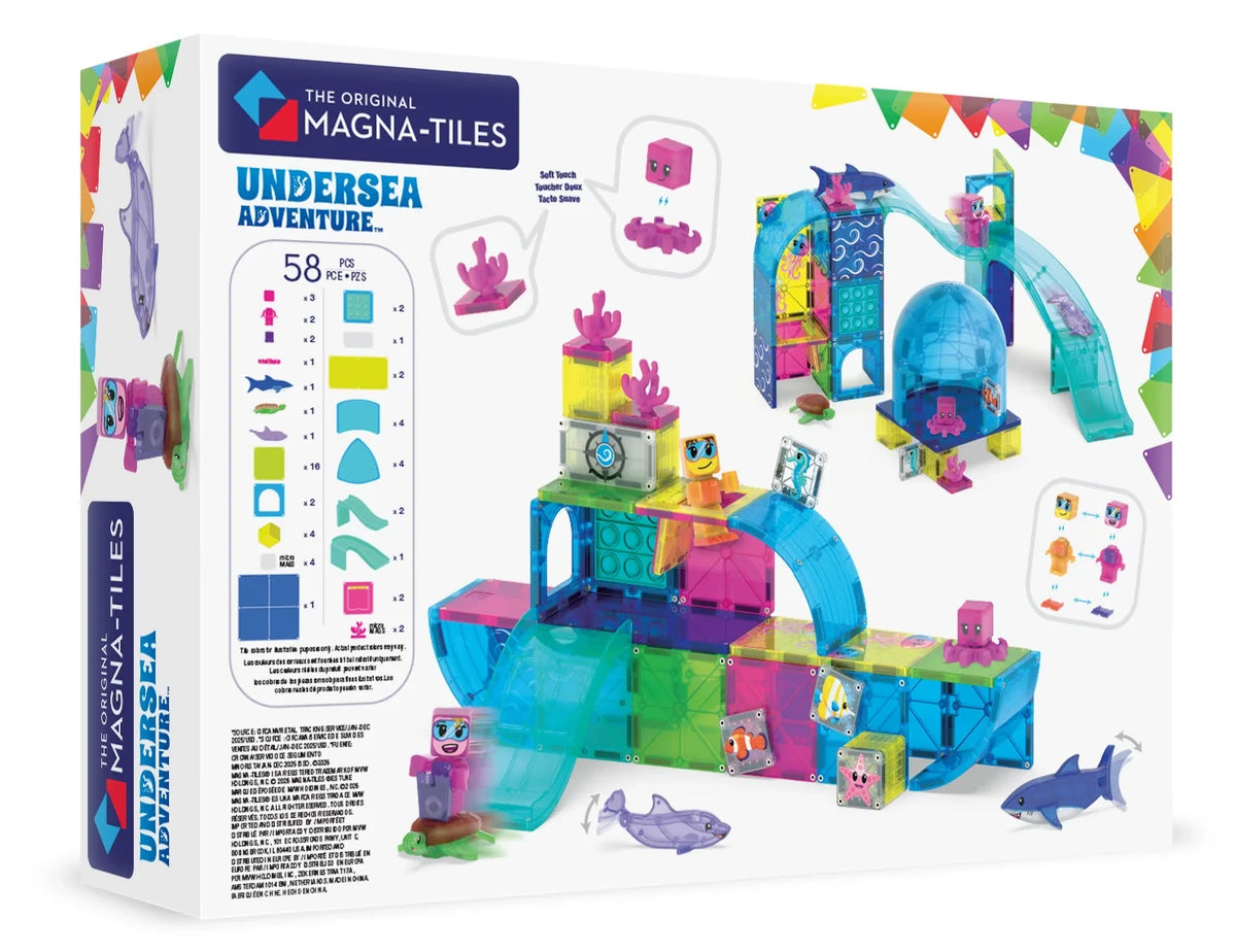 58-Piece Underwater Magnetic Building Set