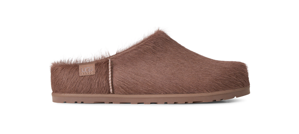 Women's Calf Hair Clog - Black