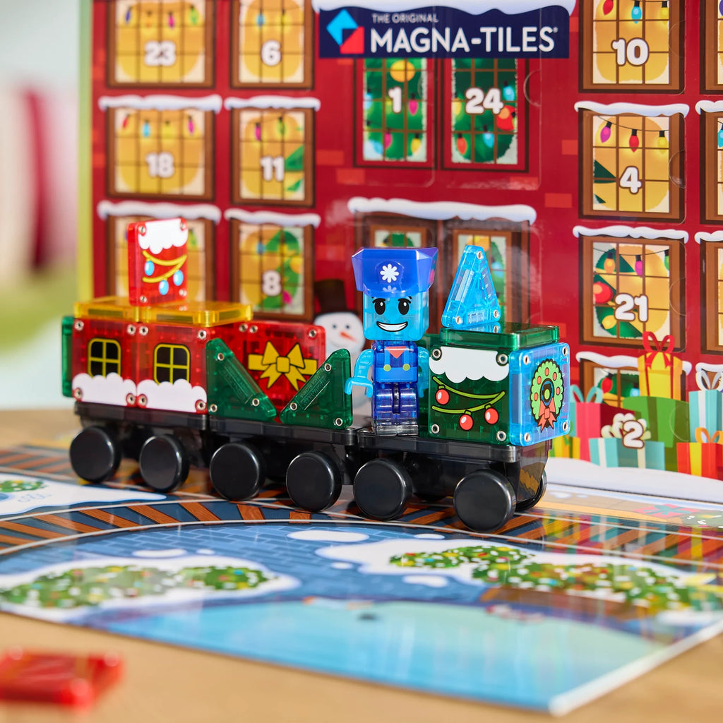 34-Piece Holiday Magnetic Building Calendar
