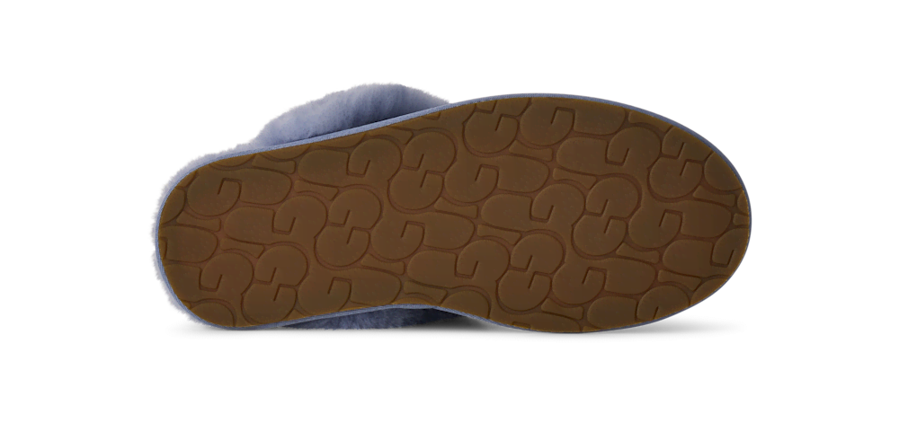 Women's Suede Sheepskin Slide Slipper - Espresso
