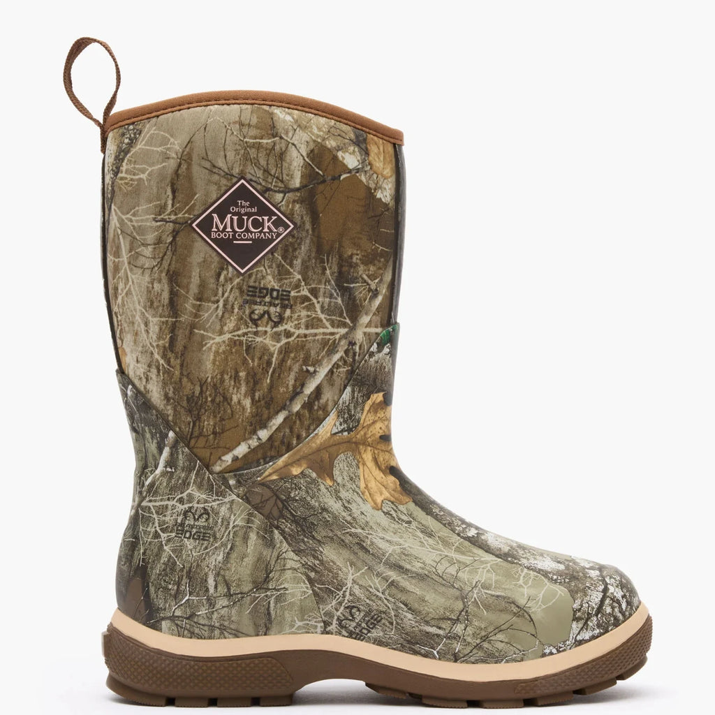 Kids' Waterproof Fleece-Lined Boots - Camo