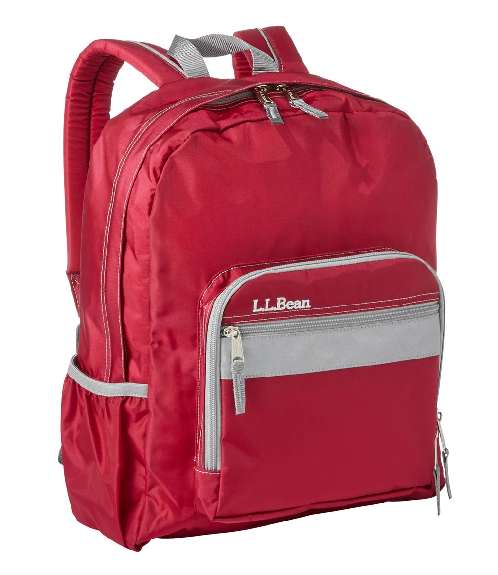 24L School Backpack - Red