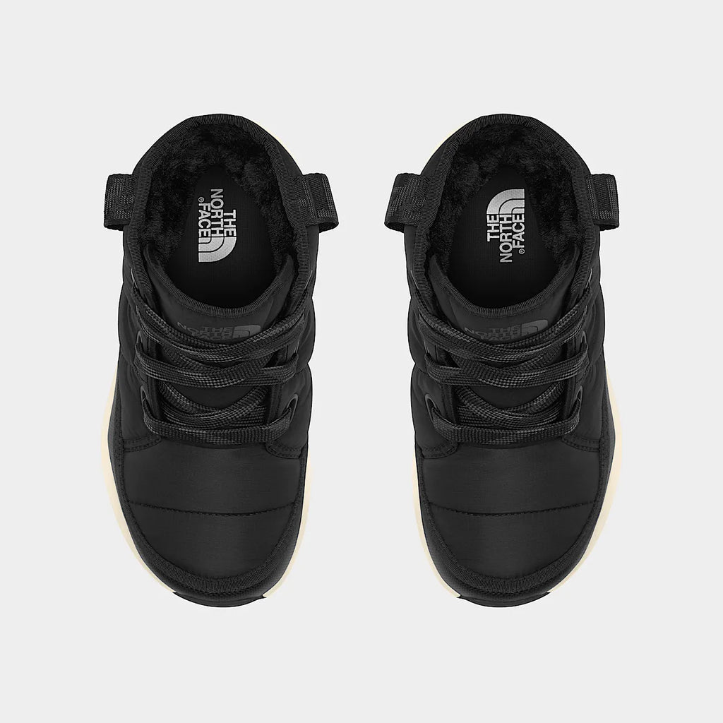 Women's Waterproof Lace-Up Snow Boots - Black