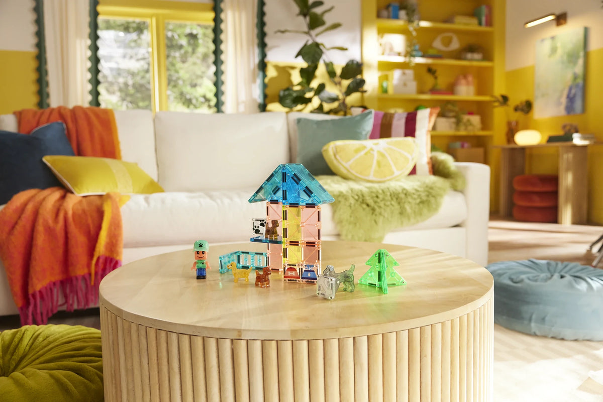 27-Piece Dog Park Magnetic Building Set