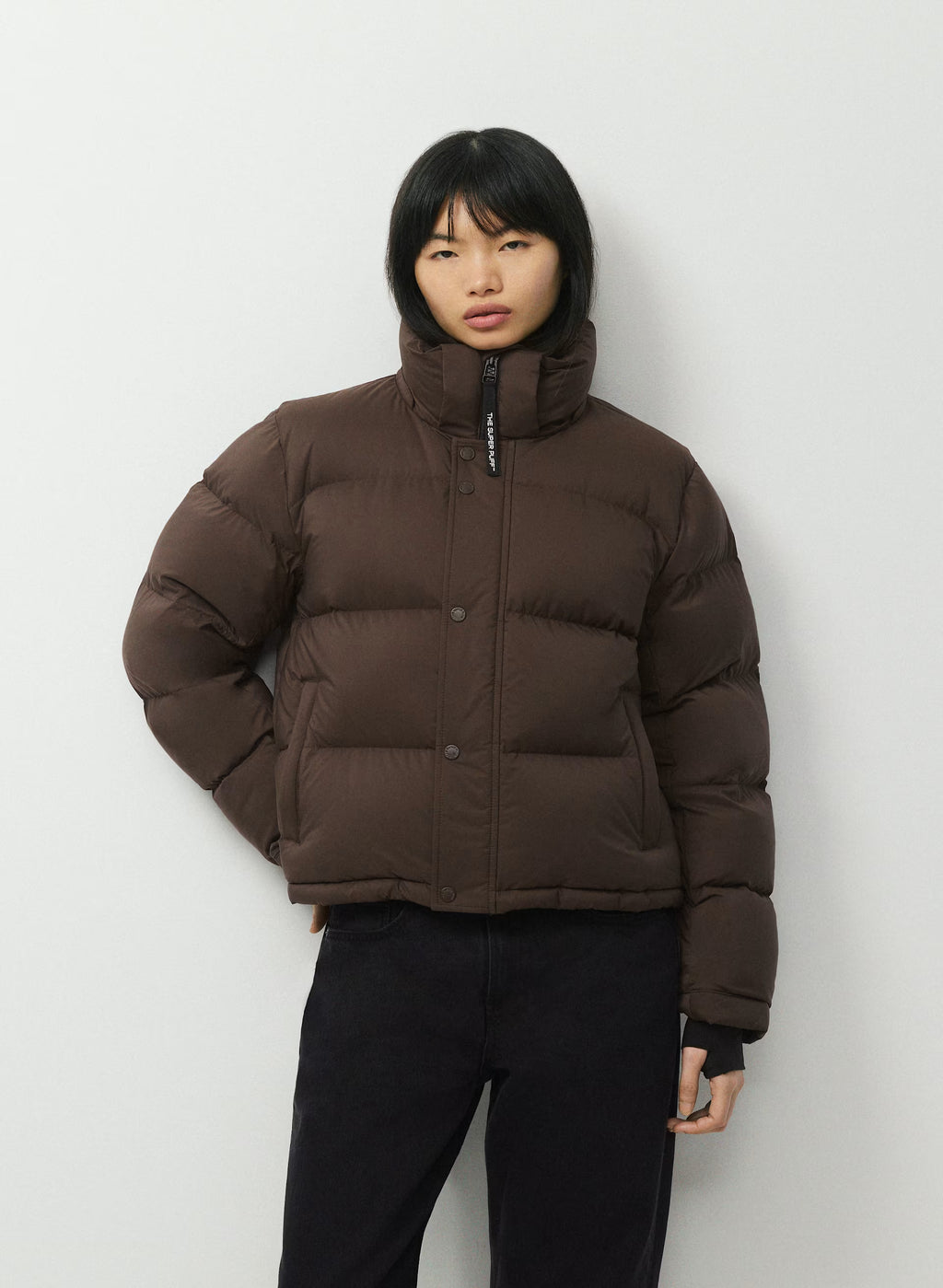 Short Down Puffer Jacket - Blue