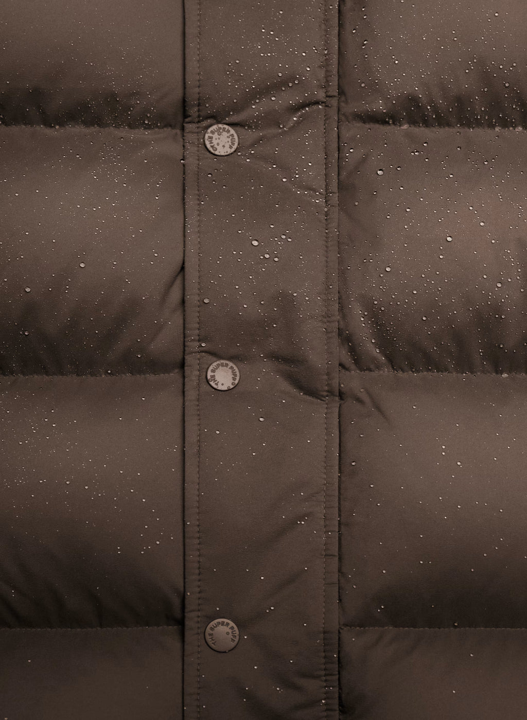 Long Down Puffer Jacket - Blue
