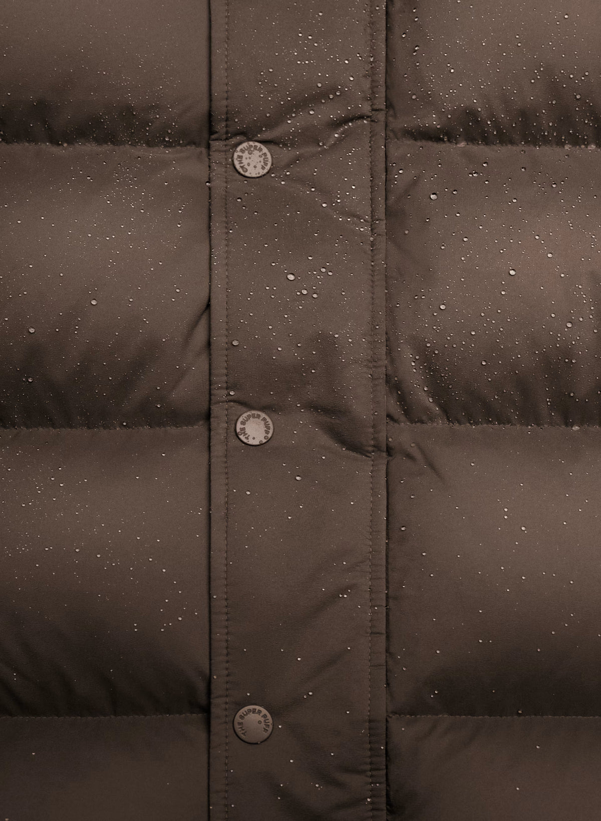 Long Down Puffer Jacket - Blue